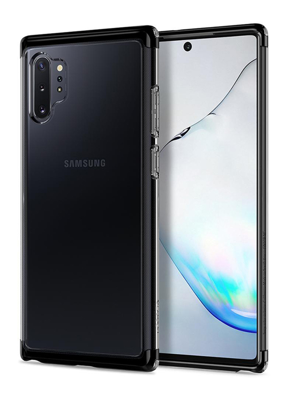 

Spigen Samsung Galaxy Note 10 Plus/10 Plus 5G Neo Hybrid NC Mobile Phone Case Cover, with Bonus Chrome Grey Frame Set, Black