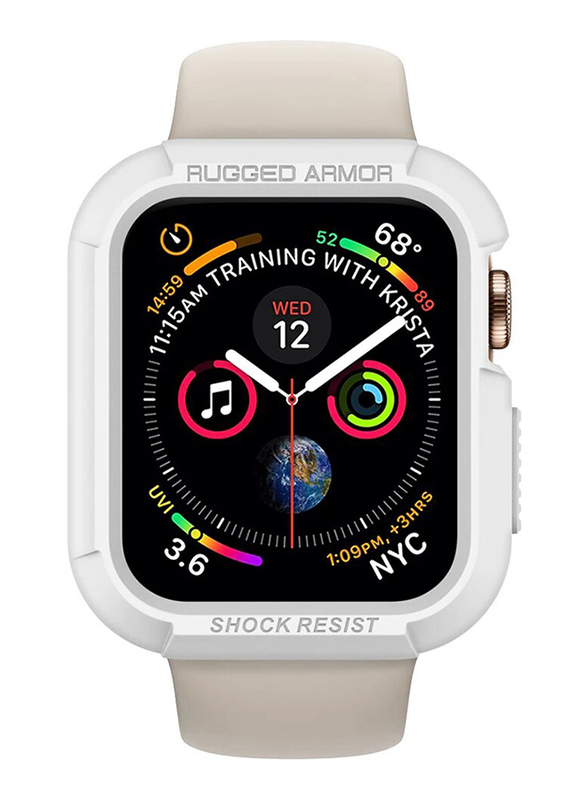 Spigen Rugged Armor Watch Case Cover for Apple Watch 44mm Series 4, White