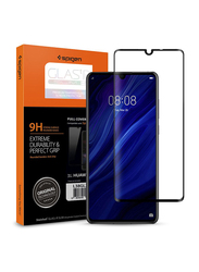 Spigen Huawei P30 Glas.tR Slim HD Full Cover Tempered Glass Screen Protector, Clear