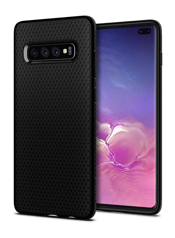 

Spigen Samsung Galaxy S10 Plus Liquid Air TPU with Slim Enhanced Grip and Shockproof Protection Designed Mobile Phone Case Cover, Matte Black