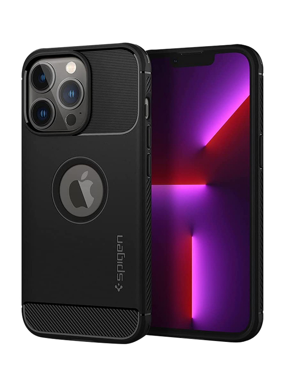 

Spigen Apple iPhone 13 Pro TPU Case Cover Rugged Armor, Matte Black