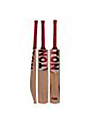SS Ton Range Maximus Kashmir Willow Short Hand Cricket Bat, Beige/Red