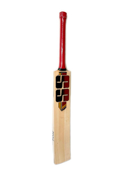 SS Ton Core Range Thor English Willow Cricket Bat, Beige/Red
