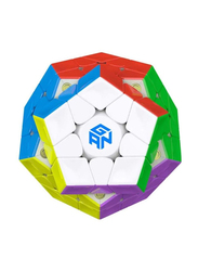 Gan Megaminx Alien Lightest Stickerless Magnetic Speed Cube, Ages 3+, Multicolour