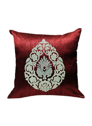 OraOnline Rover Maroon Decorative Cushion/Pillow, 40x40 cm