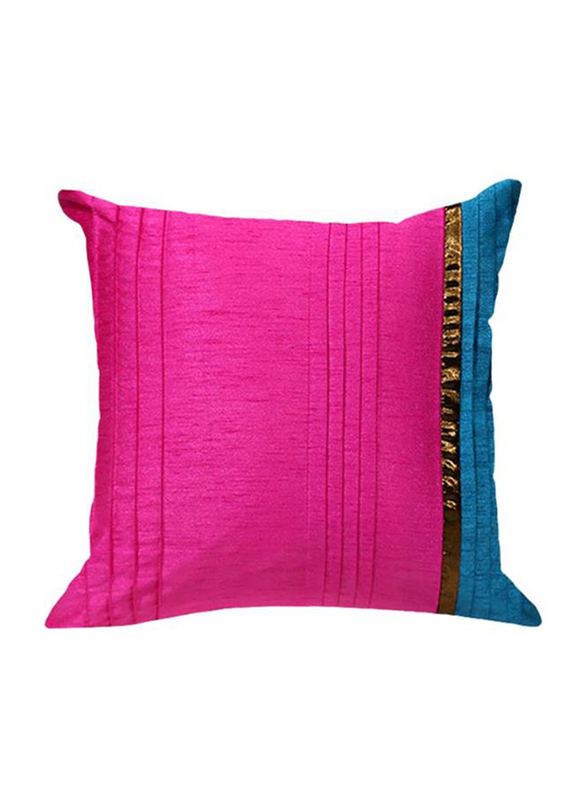 OraOnline Milano Pink/Turquoise Decorative Cushion/Pillow, 40x40 cm