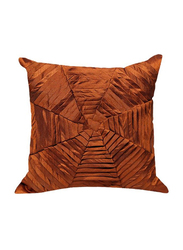 OraOnline Kyrah Two Orange Decorative Cushion/Pillow, 40x40 cm