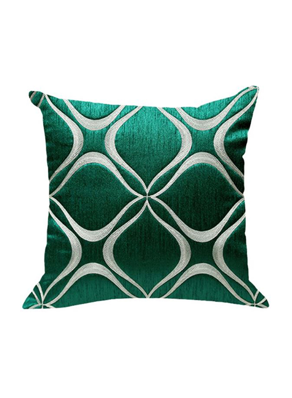 OraOnline Aari Turquoise Decorative Cushion/Pillow, 40x40 cm