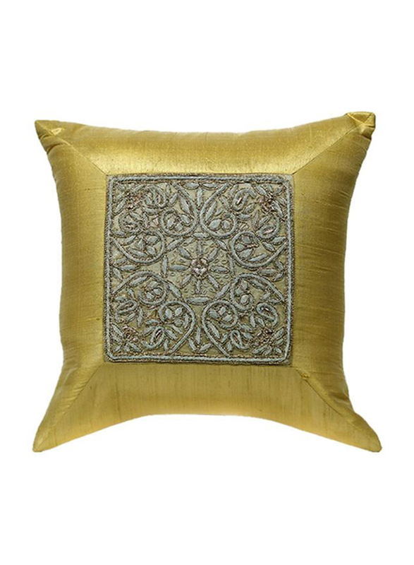 OraOnline Elite Cream Decorative Cushion/Pillow, 40x40 cm