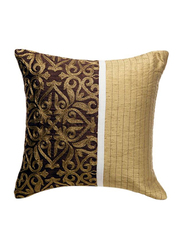 OraOnline Augusta Brown Decorative Cushion/Pillow, 40x40 cm