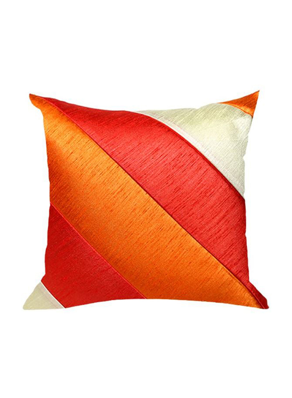OraOnline Tuscan Orange Decorative Cushion/Pillow, 40x40 cm