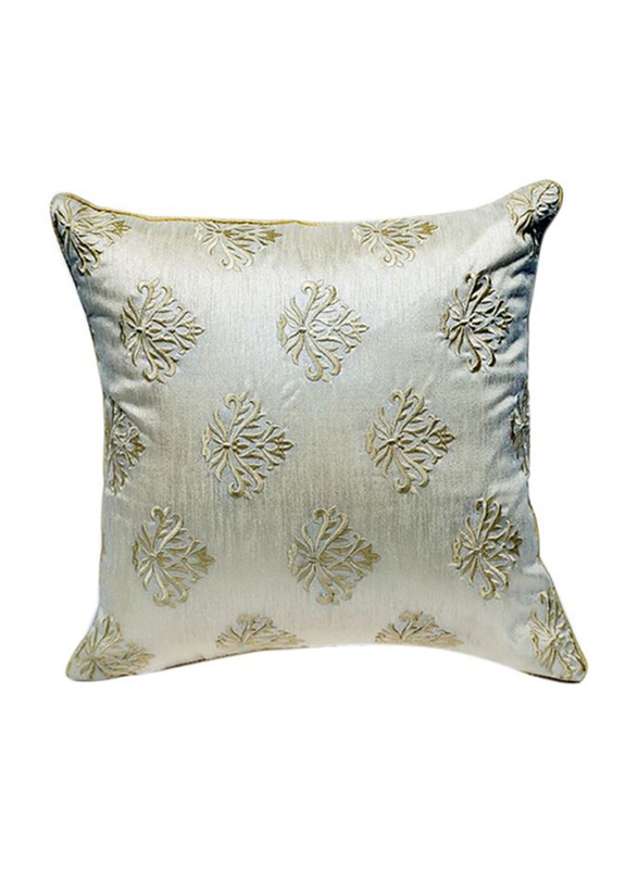 OraOnline Emporio Off White Decorative Cushion/Pillow, 40x40 cm