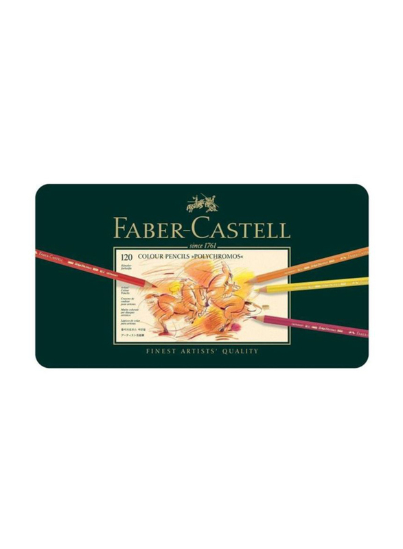 

Faber-Castell 120-Piece Polychromos Color Pencil Set, 0114VMAZYFQ, Multicolour