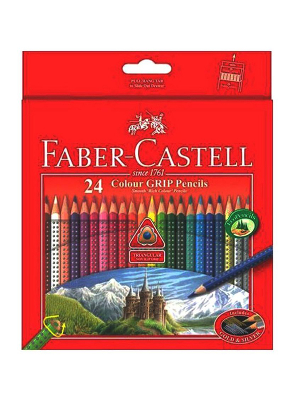 

Faber-Castell Colour Grip Pencil Set, 24-Piece, Multicolour