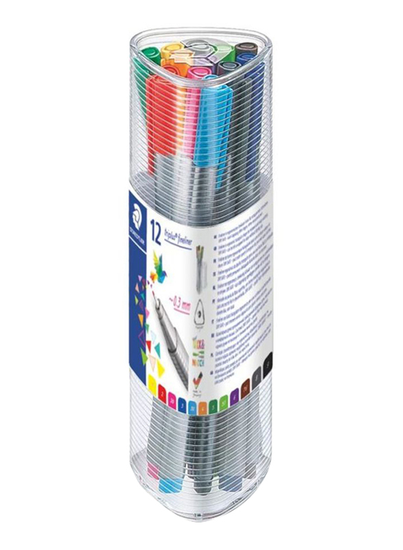 

Staedtler StaEDT Perfumeler Triplus Fineliner Pen Set, 12-Pieces, Multicolour