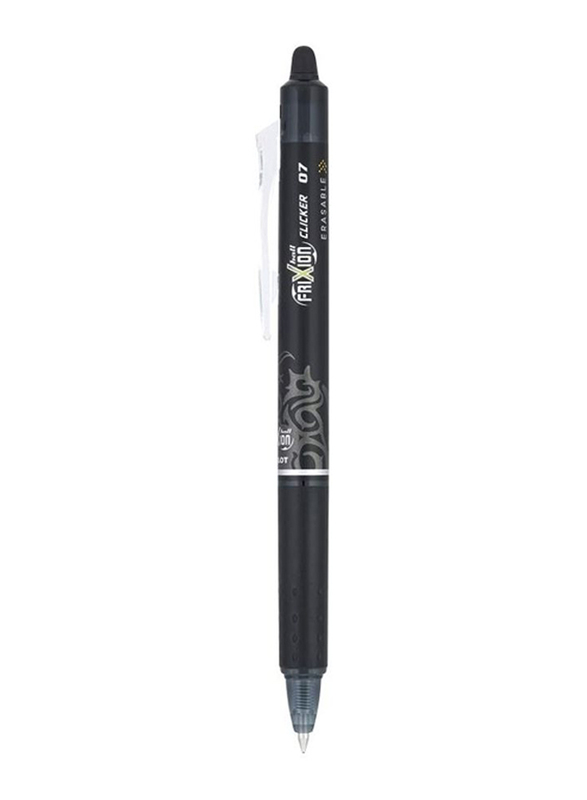 

Pilot FriXion Clicker Retractable Erasable Ballpoint Gel Pen, Black