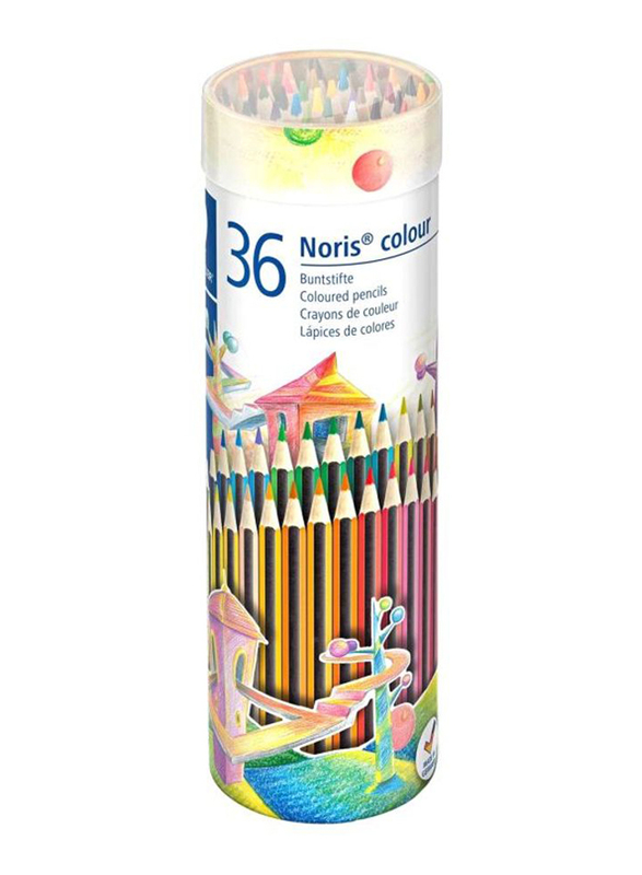 

Staedtler StaEDT Perfumeler 36-Piece Noris Color Pencil Set, ST-185-MD36, Multicolour