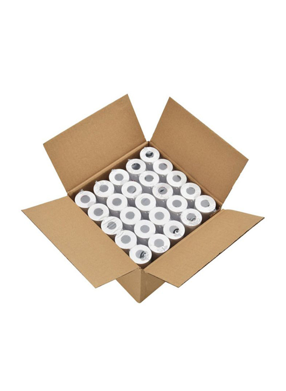 

PackingSupply Thermal POS Receipt Paper Roll, 50 Pieces, White