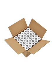 PackingSupply Thermal POS Receipt Paper Roll, 50 Pieces, White