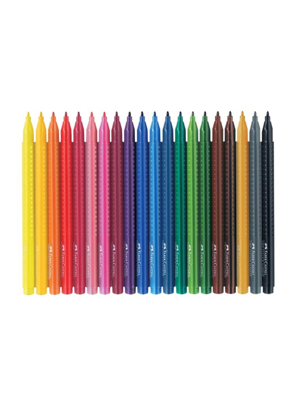 

Faber-Castell Washable Fineline Marker Set, 20-Piece, Multicolour