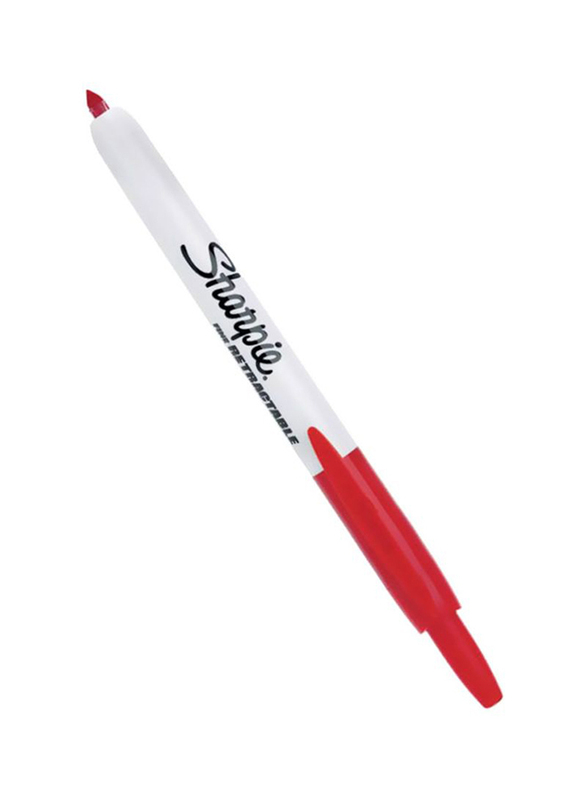 

Sharpie Retractable Permanent Marker, Red