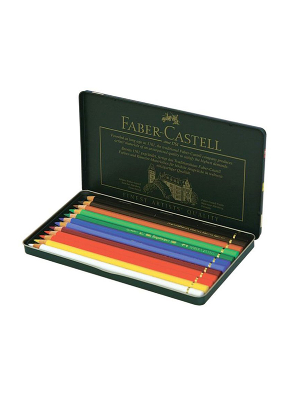 

Faber-Castell Polychromos Color Pencil Set, 12 Pieces, Multicolour