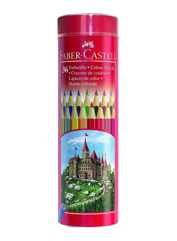 

Faber-Castell Colored Pencil Set with Tin Tube, 36 Pieces, Multicolour