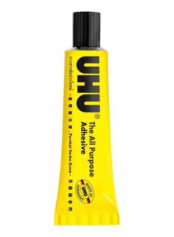 

UHU All Purpose Adhesive Glue, 35ml, Yellow/Black