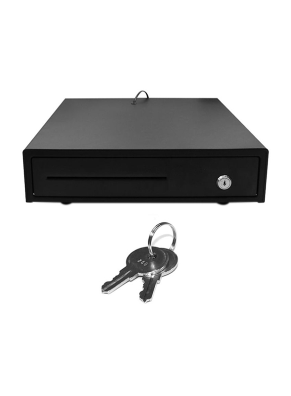 

Generic Heavy Duty with Money Tray and Lock Cash Drawer, Black