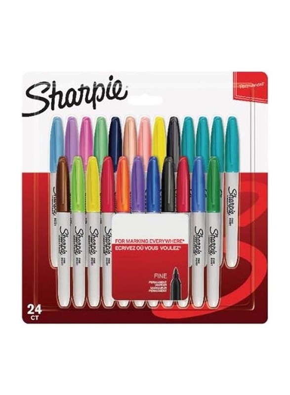 

Sharpie Permanent Marker Set, S0944841, 24-Piece, Multicolour