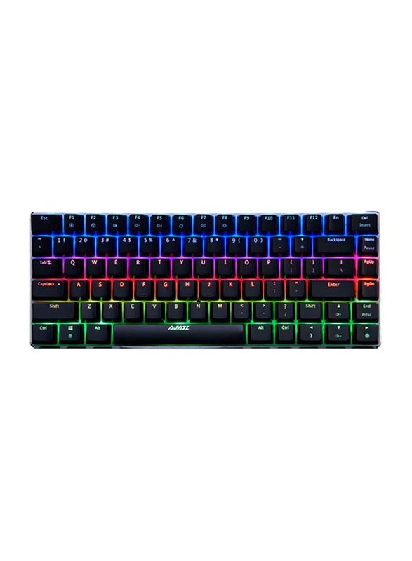 

Ajazz Keyclick Mechanical Wired Gaming English Keyboard, Black/Blue/Green