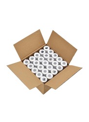 PackingSupply Thermal Cash Register Receipt Paper Roll, 50 Pieces, White