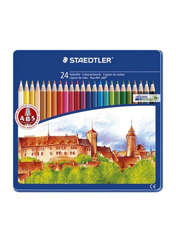 

Staedtler StaEDT Perfumeler 24-Piece Color Pencil Set, ST-145-CM24, Multicolour