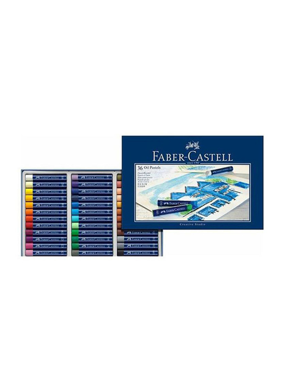 

Faber-Castell Oil Pastels Cardboard Wallet Set, 36-Piece, Multicolour