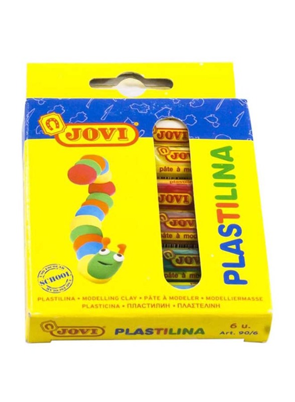 

Jovi Plastilina Modelling Clay Set, 6-Bar, Multicolour