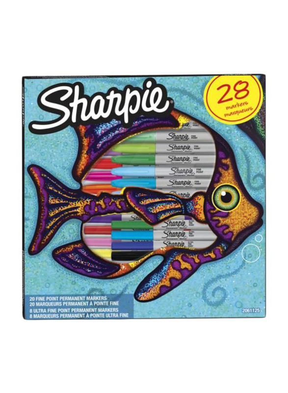 

Sharpie 28-Piece Permanent Marker, Multicolour