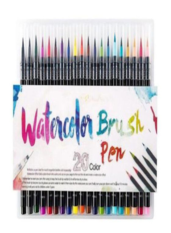 

Generic Watercolour Brush Pens Set, 20 Piece, Multicolour