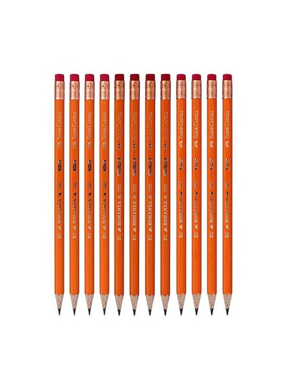 

Faber-Castell 12-Piece Bonanza Pencil Set, Orange