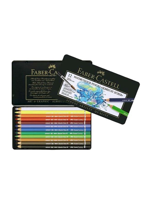 

Faber-Castell Albrecht Durer Water Color Pencil Set, 12 Pieces, Multicolour