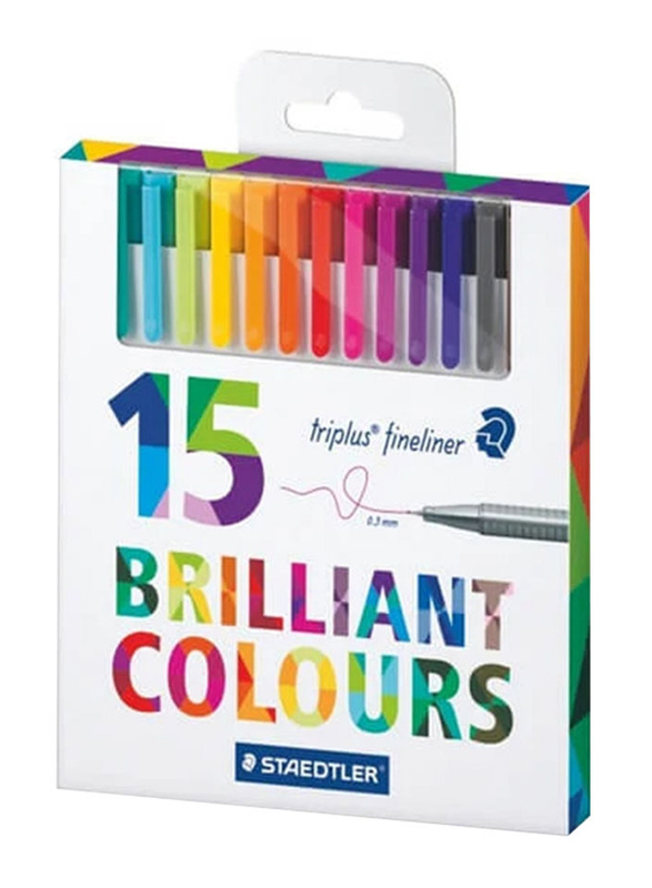 

Staedtler StaEDT Perfumeler 15-Piece Triplus Brilliant Colours Set, Multicolour