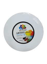 BeiJiaEr Round Art Canvas, 40cm, White