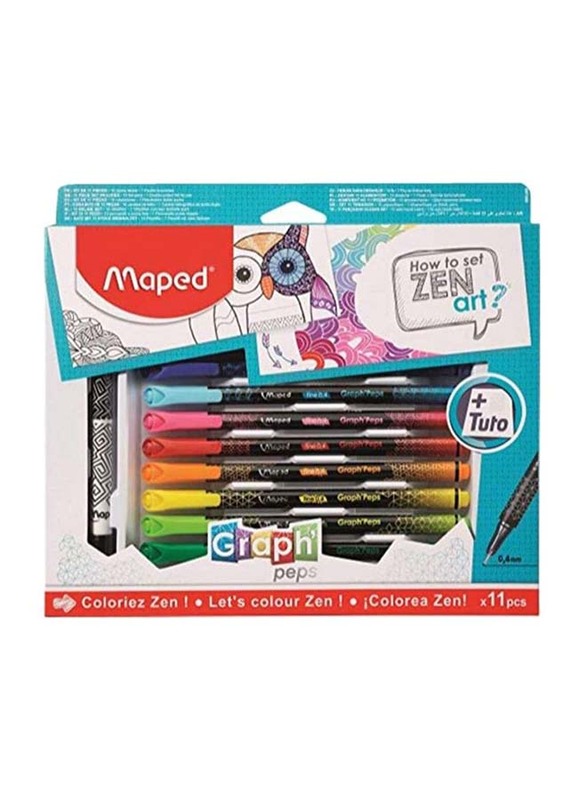 

Maped Graph Peps Marker Set, 11-Piece, Multicolour