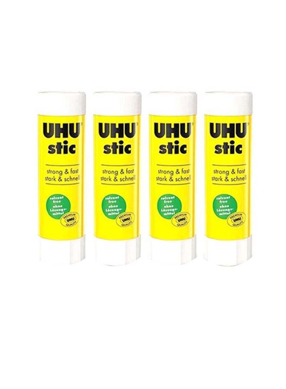 

UHU Glue Sticks, 4 Pieces, Clear