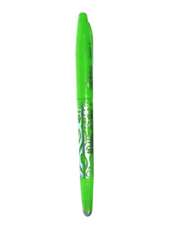 

Pilot Frixion Ball Knock Retractable Gel Pen, 0.7mm, Light Green