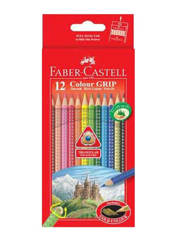 

Faber-Castell Griped Color Pencil Set, 12 Pieces, Multicolour