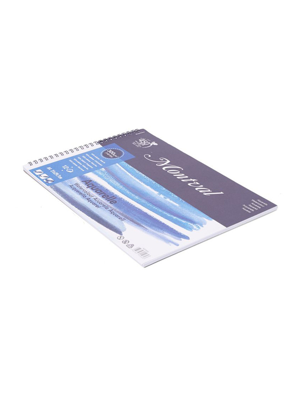 

Montval Water Color Pad, 12 Sheets, A4 Size, White