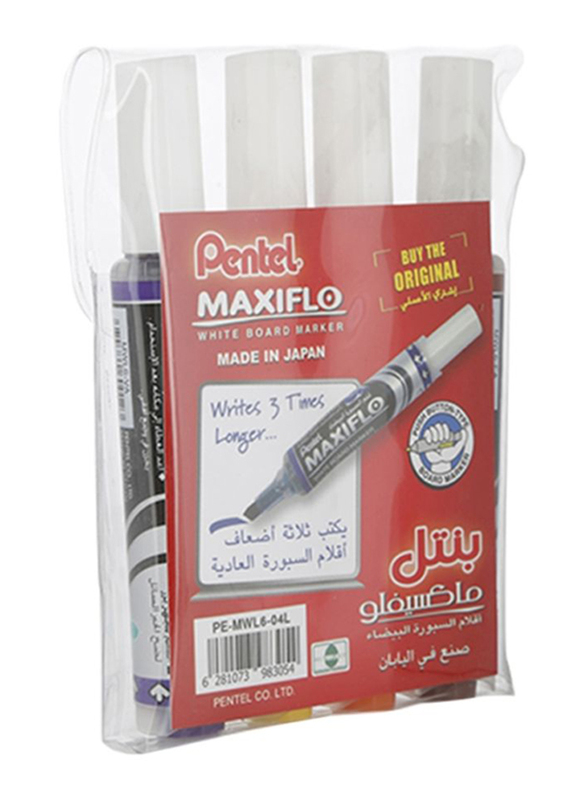 

Pentel Manifold Whiteboard Marker Set, 4 Pieces, Violet/Yellow/Orange