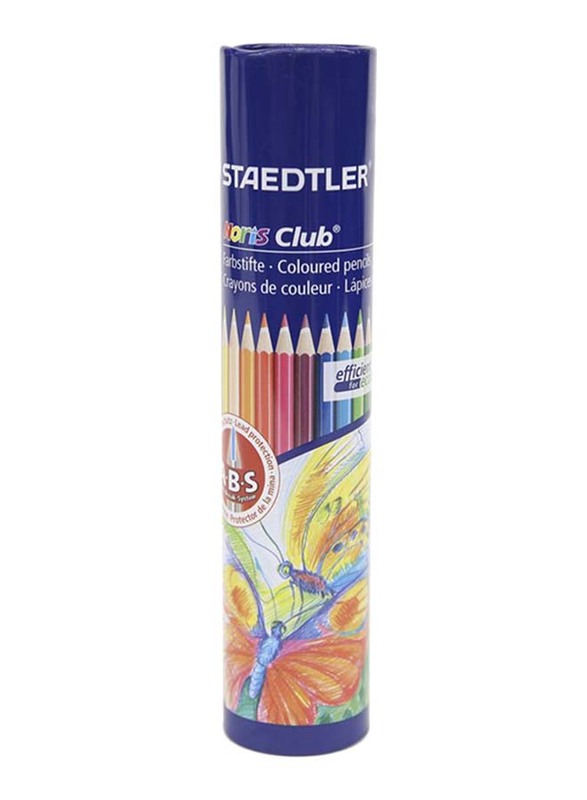 

Staedtler StaEDT Perfumeler Noris Club Cylinder Coloring Pencil, 12-Piece, Multicolour