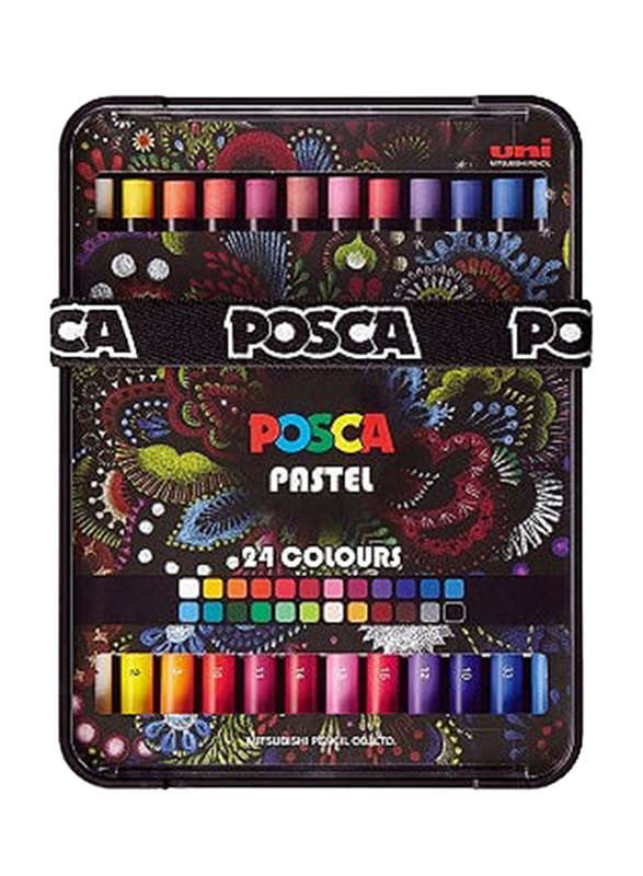 

Posca Pastel Pencil Set, 24 Piece, Multicolour