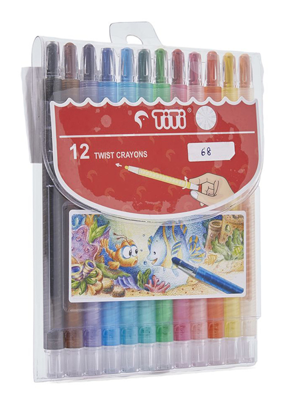 

TiTi Twist Crayon Set, 12 Pieces, Multicolour